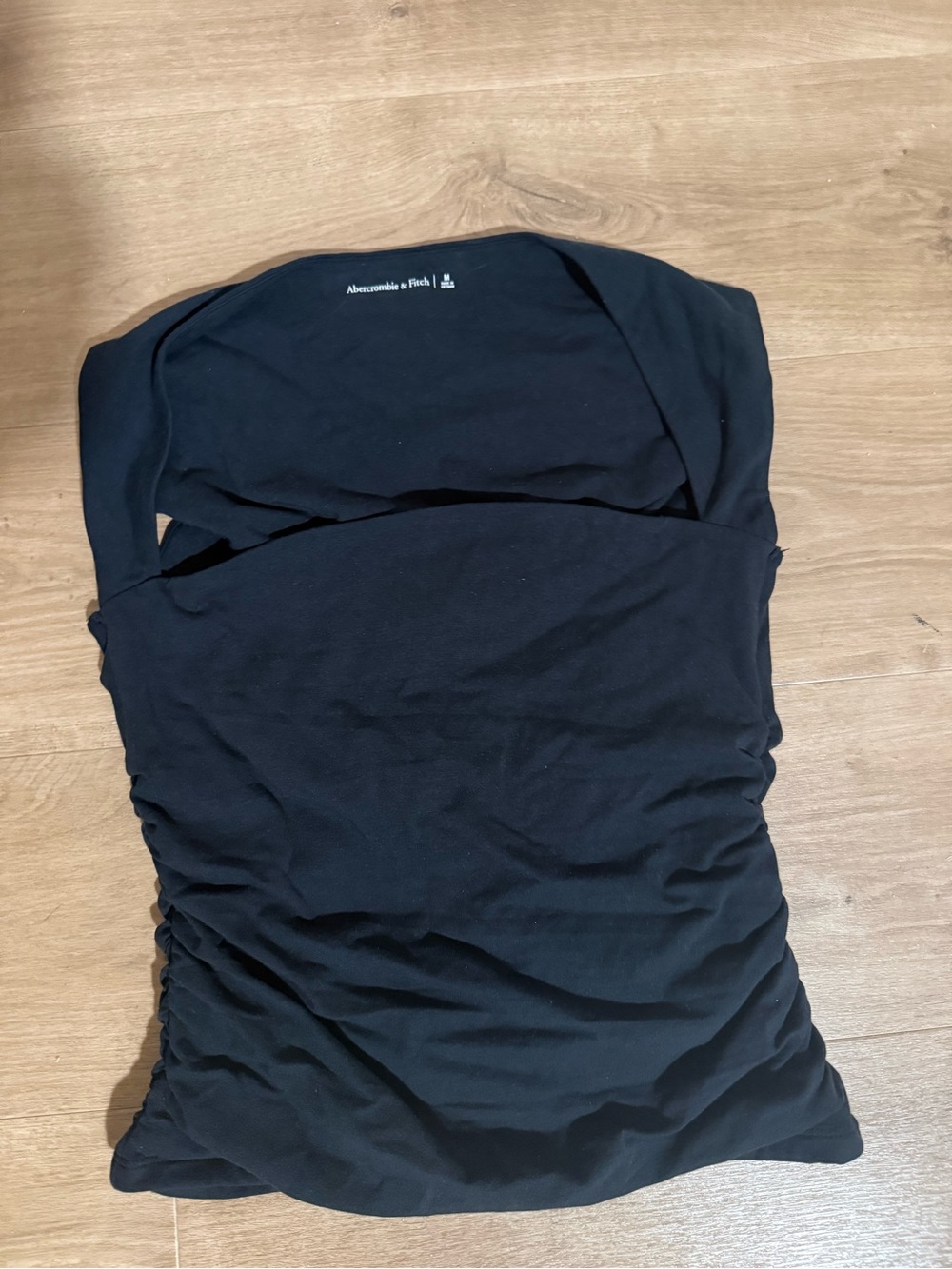 Abercrombie & Fitch Black Ruched Women’s Top